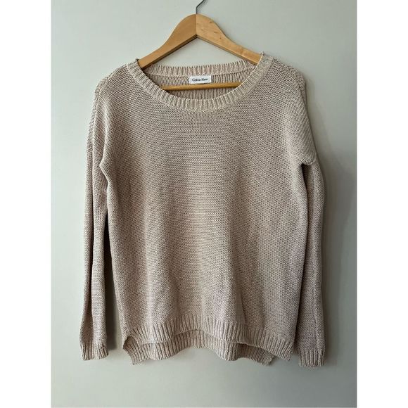 Beige Calvin Klein Sweater - Picture 2 of 5